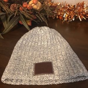 Lover your melon slouchy grey speckled beanie